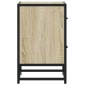 vidaXL Κομοδίνα Sonoma Δρυς 40x31x50 εκ. Επεξεργασμένο Ξύλο