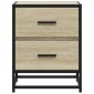 vidaXL Κομοδίνα 2 τεμ. Sonoma Δρυς 40x31x50 εκ. από Επεξεργασμένο Ξύλο