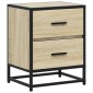 vidaXL Κομοδίνα 2 τεμ. Sonoma Δρυς 40x31x50 εκ. από Επεξεργασμένο Ξύλο