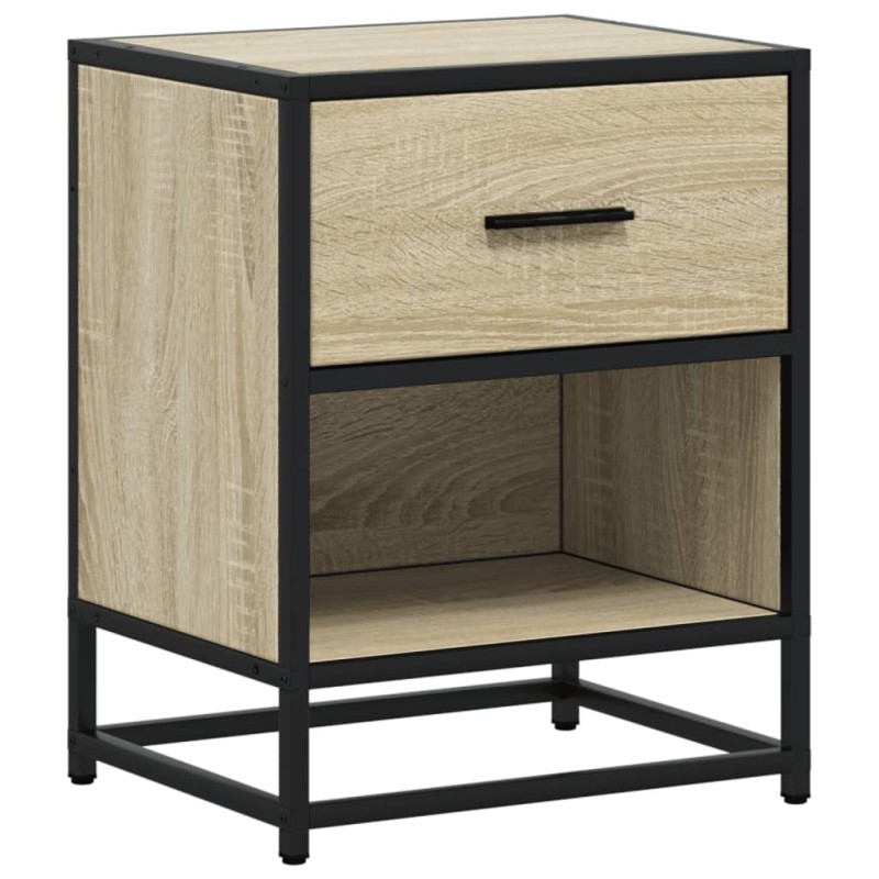 vidaXL Κομοδίνα Sonoma Δρυς 40x31x50 εκ. Επεξεργασμένο Ξύλο