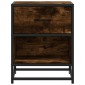 vidaXL Κομοδίνα 2 τεμ. Καπνιστή Δρυς 40x31x50 εκ. Επεξεργασμένο Ξύλο