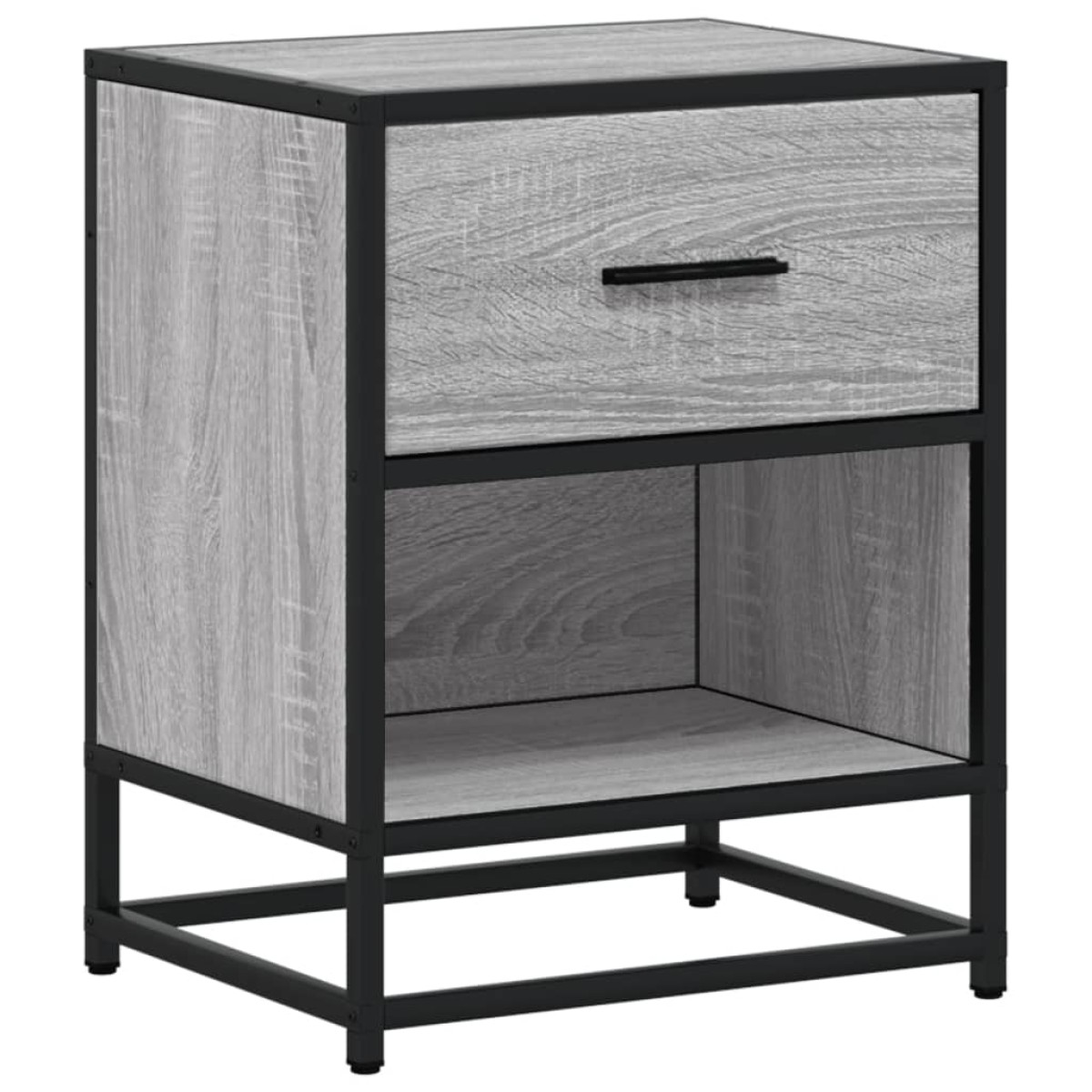 vidaXL Κομοδίνο Γκρι Sonoma 40x31x50 εκ. από Επεξεργασμένο Ξύλο