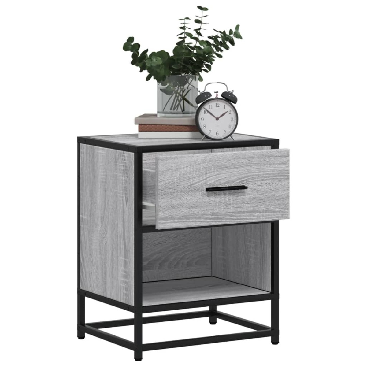 vidaXL Κομοδίνο Γκρι Sonoma 40x31x50 εκ. από Επεξεργασμένο Ξύλο