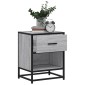 vidaXL Κομοδίνο Γκρι Sonoma 40x31x50 εκ. από Επεξεργασμένο Ξύλο