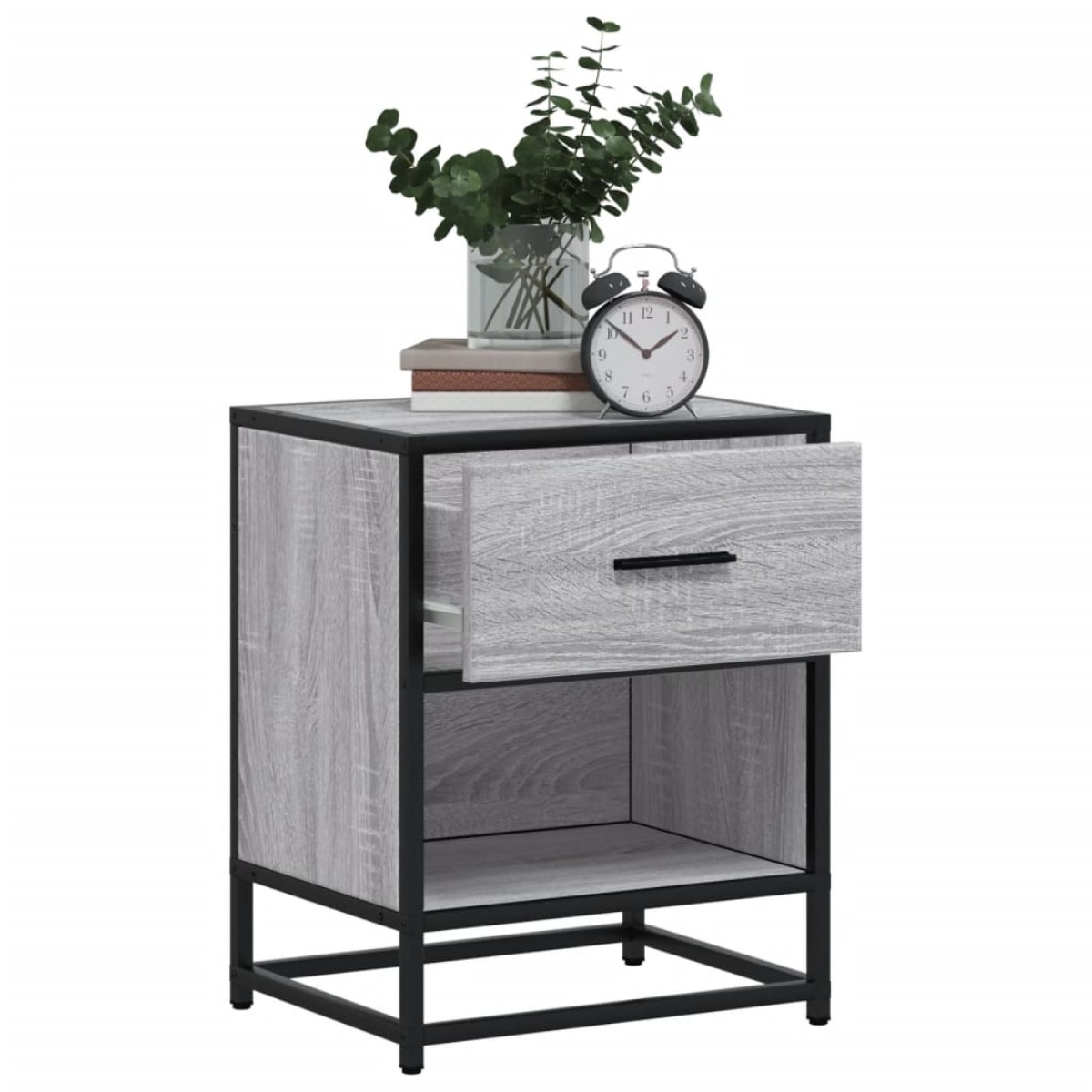 vidaXL Κομοδίνα 2 τεμ. Γκρι Sonoma 40x31x50 εκ. από Επεξεργασμένο Ξύλο