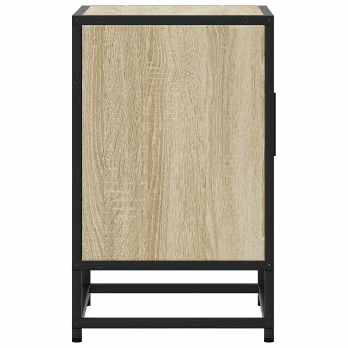 vidaXL Κομοδίνο Sonoma Oak Κατασκευασμένο ξύλο και μέταλλο