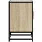 vidaXL Κομοδίνο Sonoma Oak Κατασκευασμένο ξύλο και μέταλλο