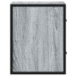 vidaXL Επίτοιχο κομοδίνο Grey Sonoma 40x31x39,5 cm