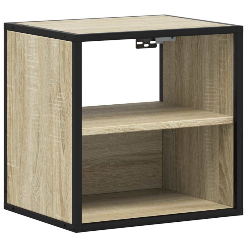 vidaXL Επίτοιχο κομοδίνο Sonoma Oak 40x31x39,5 cm