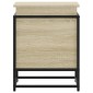 vidaXL Κουτί Αποθήκευσης με Sonoma Δρυς 40x40x51,5 εκ. Επεξ. Ξύλο