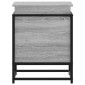 vidaXL Κουτί Αποθήκευσης με Γκρι Sonoma 40x40x51,5 εκ. Επεξ. Ξύλο