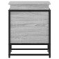 vidaXL Κουτί Αποθήκευσης με Γκρι Sonoma 40x40x51,5 εκ. Επεξ. Ξύλο