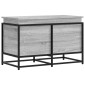 vidaXL Κουτί Αποθήκευσης με Γκρι Sonoma 80x40x51,5 εκ. Επεξ. Ξύλο