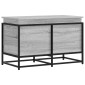 vidaXL Κουτί Αποθήκευσης με Γκρι Sonoma 80x40x51,5 εκ. Επεξ. Ξύλο