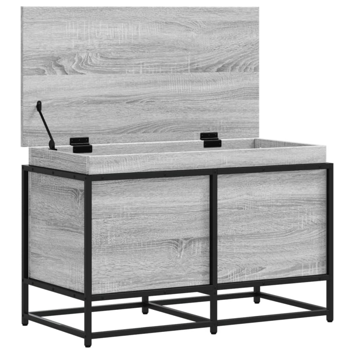 vidaXL Κουτί Αποθήκευσης με Γκρι Sonoma 80x40x51,5 εκ. Επεξ. Ξύλο