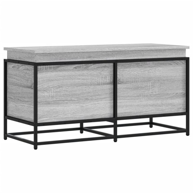vidaXL Κουτί Αποθήκευσης με Γκρι Sonoma 100x40x51,5 εκ. Επεξ. Ξύλο