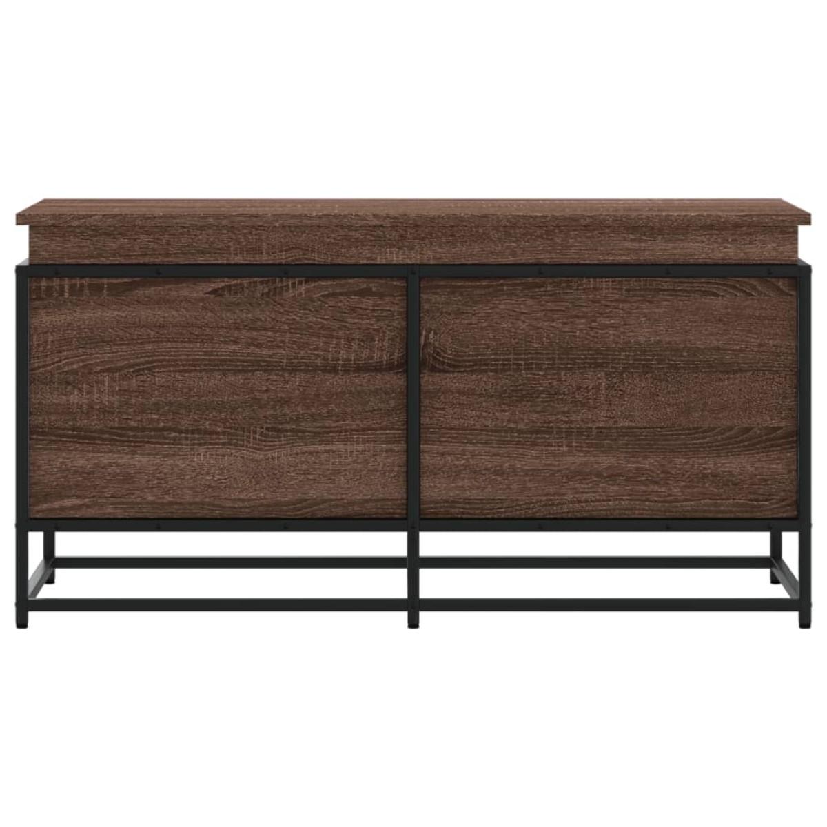 vidaXL Κουτί Αποθήκευσης με Καφέ Δρυς 100x40x51,5 εκ. Επεξ. Ξύλο