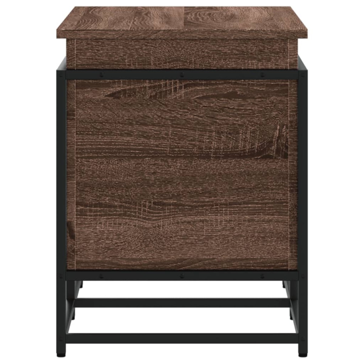 vidaXL Κουτί Αποθήκευσης με Καφέ Δρυς 100x40x51,5 εκ. Επεξ. Ξύλο