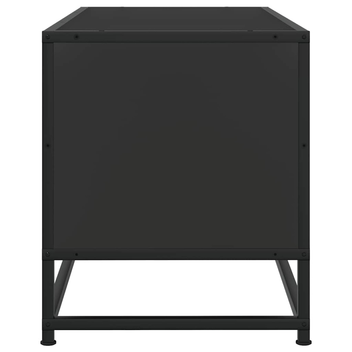 vidaXL Έπιπλο Τηλεόρασης Μαύρο 80x34,5x40 εκ. Επεξεργ. Ξύλο / Μέταλλο