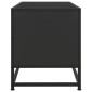vidaXL Έπιπλο Τηλεόρασης Μαύρο 80x34,5x40 εκ. Επεξεργ. Ξύλο / Μέταλλο