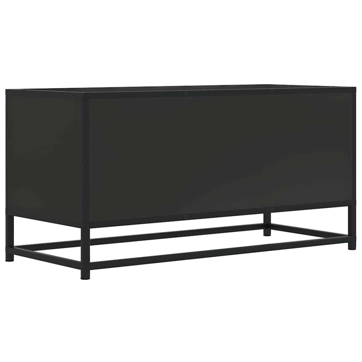 vidaXL Έπιπλο Τηλεόρασης Μαύρο 80x34,5x40 εκ. Επεξεργ. Ξύλο / Μέταλλο