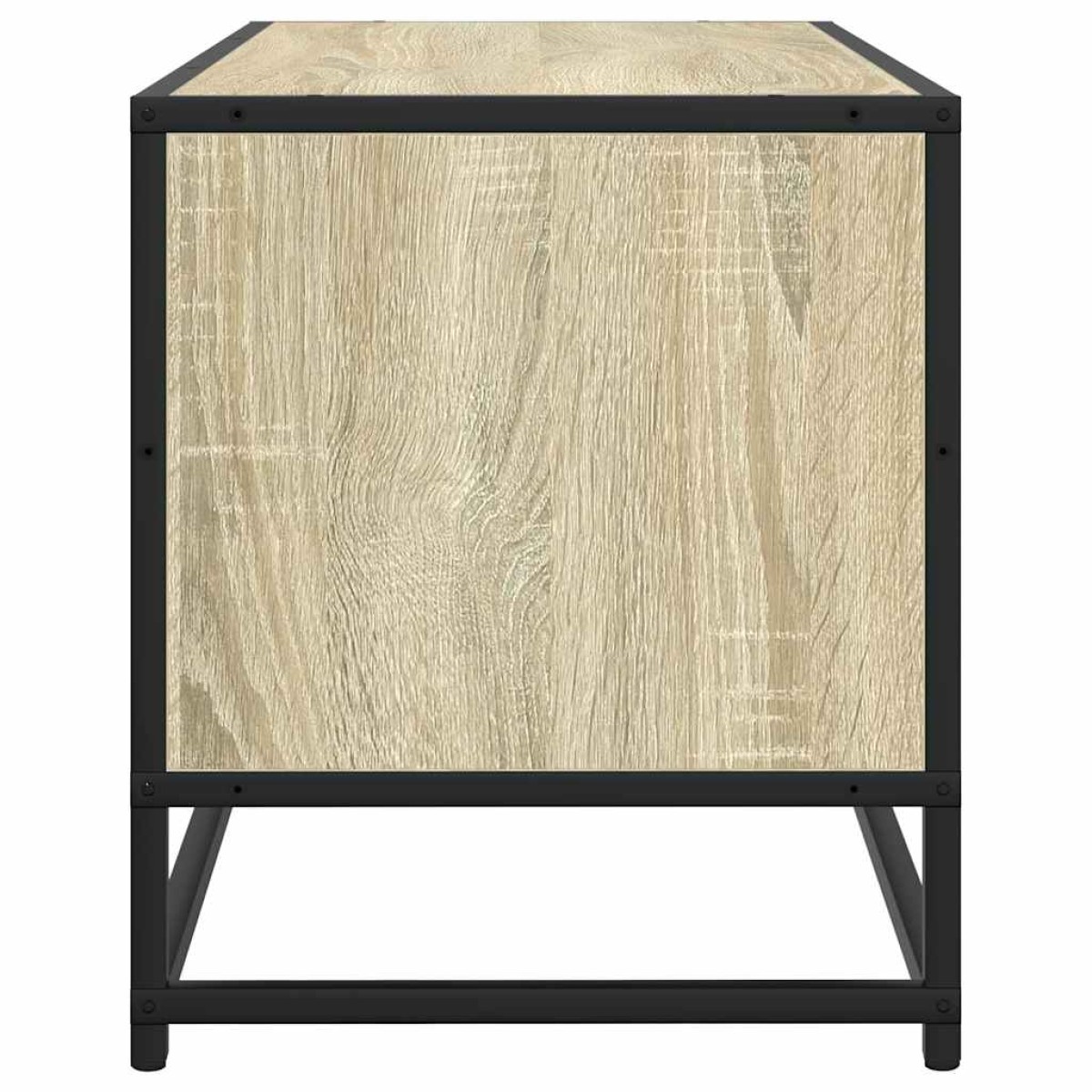 vidaXL Έπιπλο Τηλεόρασης Sonoma Δρυς 100x34,5x40 εκ Επεξ. Ξύλο/Μέταλλο