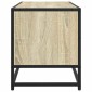 vidaXL Έπιπλο Τηλεόρασης Sonoma Δρυς 100x34,5x40 εκ Επεξ. Ξύλο/Μέταλλο