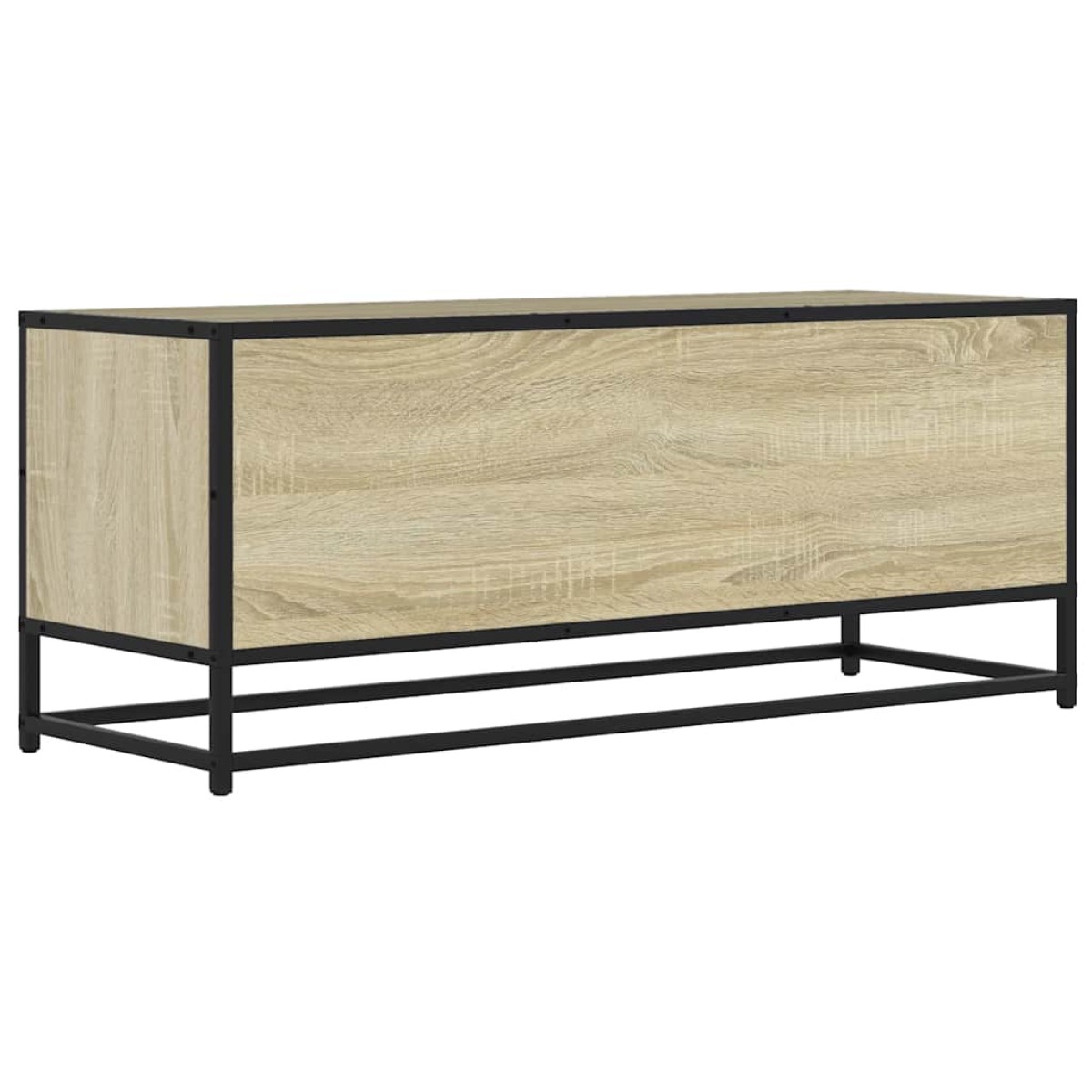vidaXL Έπιπλο Τηλεόρασης Sonoma Δρυς 100x34,5x40 εκ Επεξ. Ξύλο/Μέταλλο