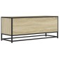 vidaXL Έπιπλο Τηλεόρασης Sonoma Δρυς 100x34,5x40 εκ Επεξ. Ξύλο/Μέταλλο