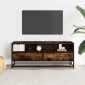 ντουλάπι τηλεόρασης vidaXL Καπνιστή δρυς 100x34,5x40 cm