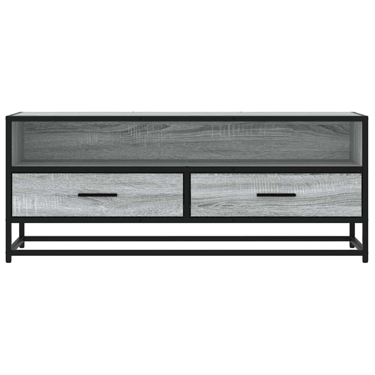 ντουλάπι τηλεόρασης vidaXL Γκρι Sonoma 100x34,5x40 cm