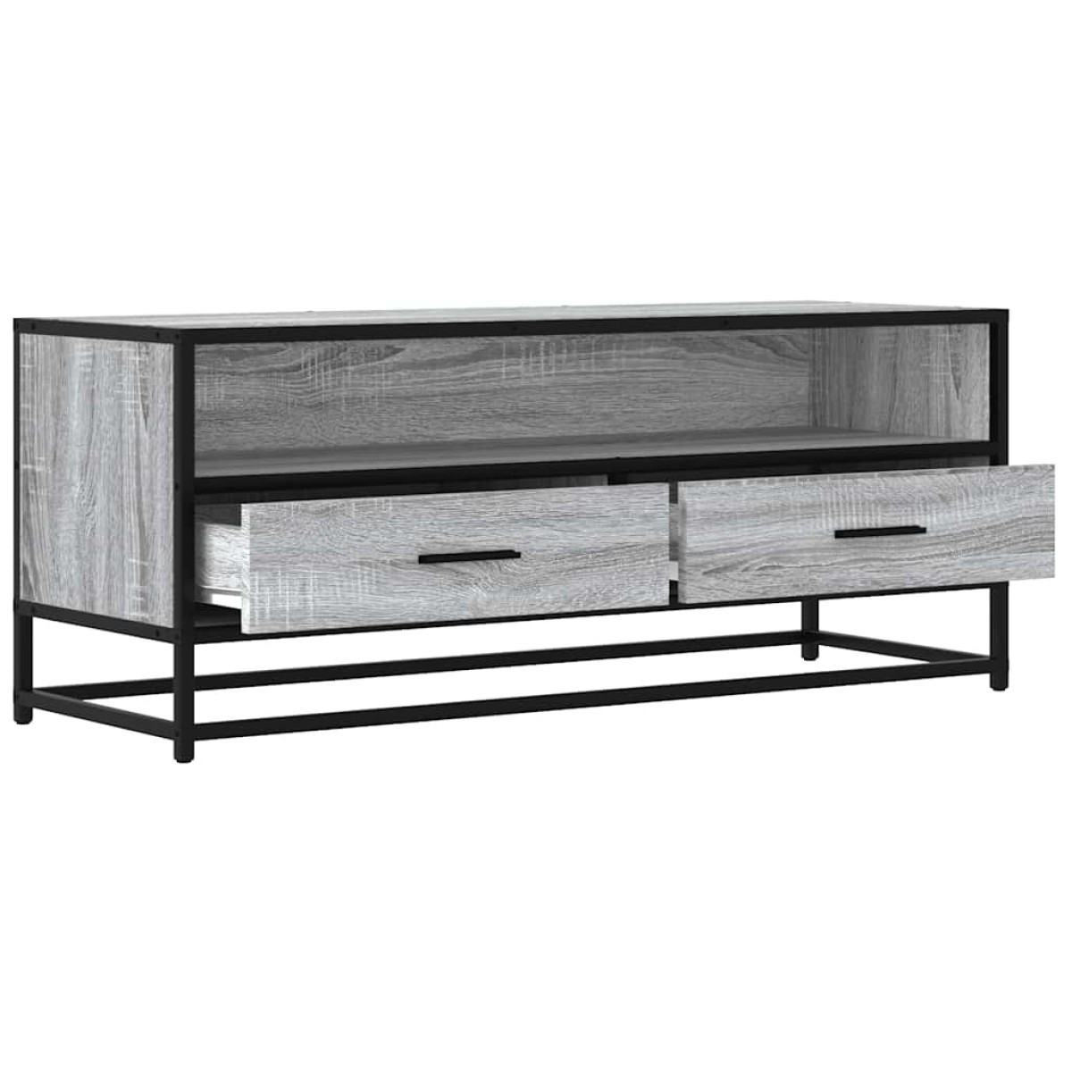 ντουλάπι τηλεόρασης vidaXL Γκρι Sonoma 100x34,5x40 cm