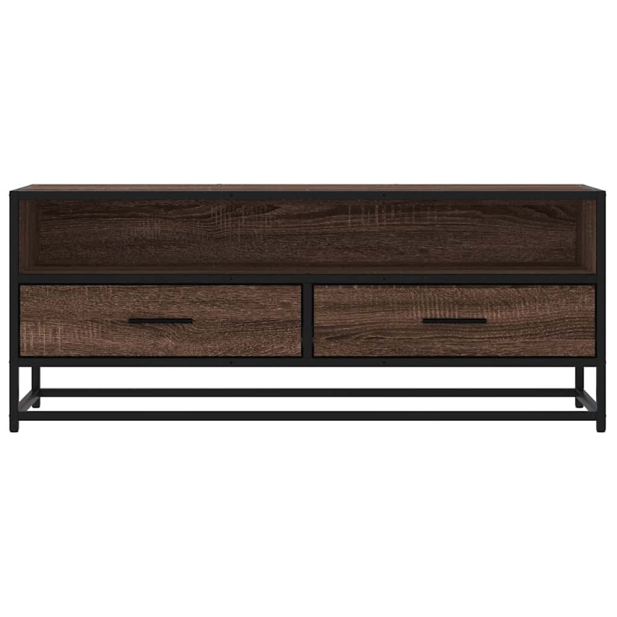 vidaXL Ντουλάπι τηλεόρασης καφέ δρυς 100x34,5x40 cm