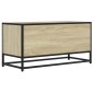 vidaXL Έπιπλο Τηλεόρασης Sonoma Δρυς 80x34,5x40εκ Επεξ. Ξύλο/Μέταλλο