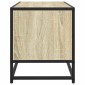 vidaXL Έπιπλο Τηλεόρασης Sonoma Δρυς 80x34,5x40εκ Επεξ. Ξύλο/Μέταλλο