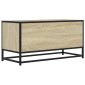 vidaXL Έπιπλο Τηλεόρασης Sonoma Δρυς 80x34,5x40εκ Επεξ. Ξύλο/Μέταλλο