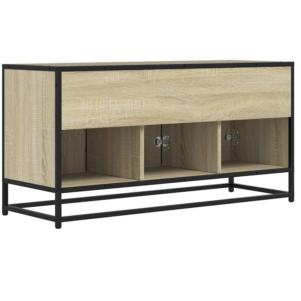 vidaXL Έπιπλο τηλεόρασης Δρυς sonoma 100x35x50 cm Επεξεργασμένο ξύλο
