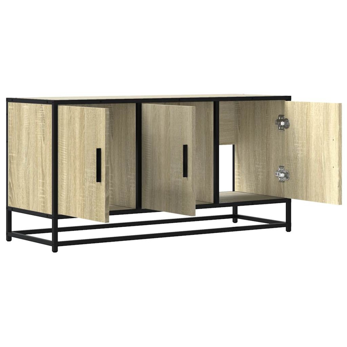 vidaXL Έπιπλο τηλεόρασης Δρυς sonoma 100x35x50 cm Επεξεργασμένο ξύλο