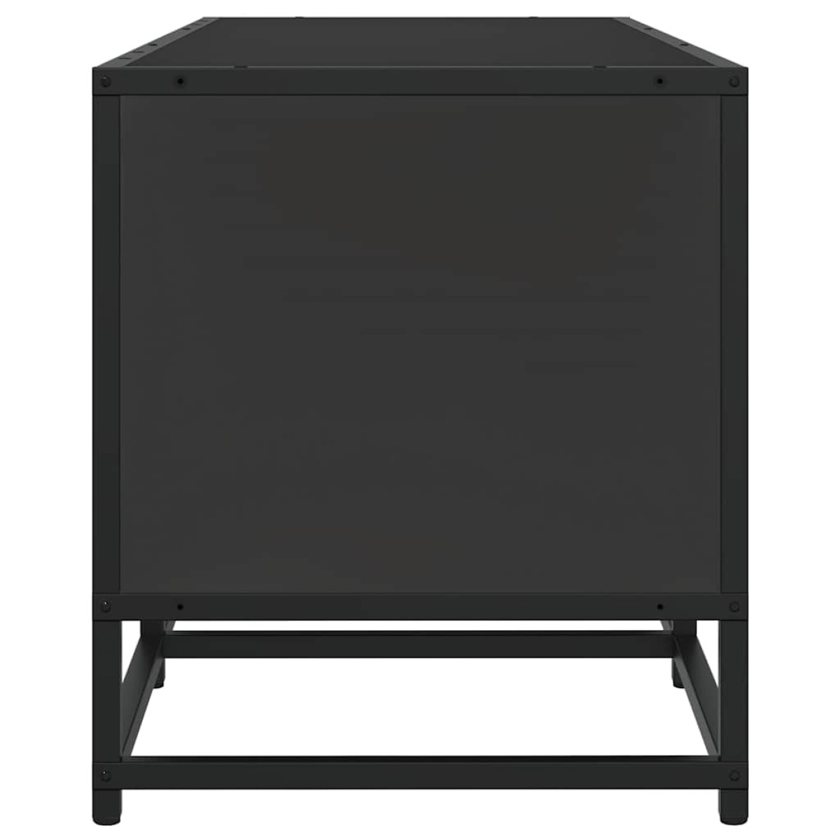 vidaXL Έπιπλο Τηλεόρασης Μαύρο 100x35x41 εκ. Επεξεργ. Ξύλο / Μέταλλο