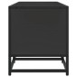 vidaXL Έπιπλο Τηλεόρασης Μαύρο 100x35x41 εκ. Επεξεργ. Ξύλο / Μέταλλο