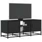 vidaXL Έπιπλο Τηλεόρασης Μαύρο 100x35x41 εκ. Επεξεργ. Ξύλο / Μέταλλο