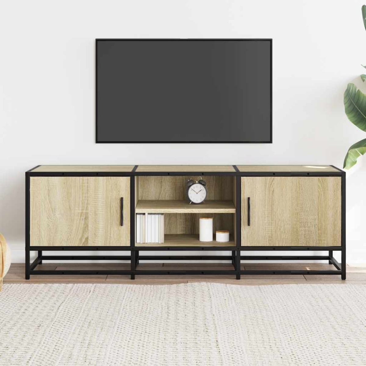 vidaXL Ντουλάπι τηλεόρασης Sonoma Oak 120x35x41 cm