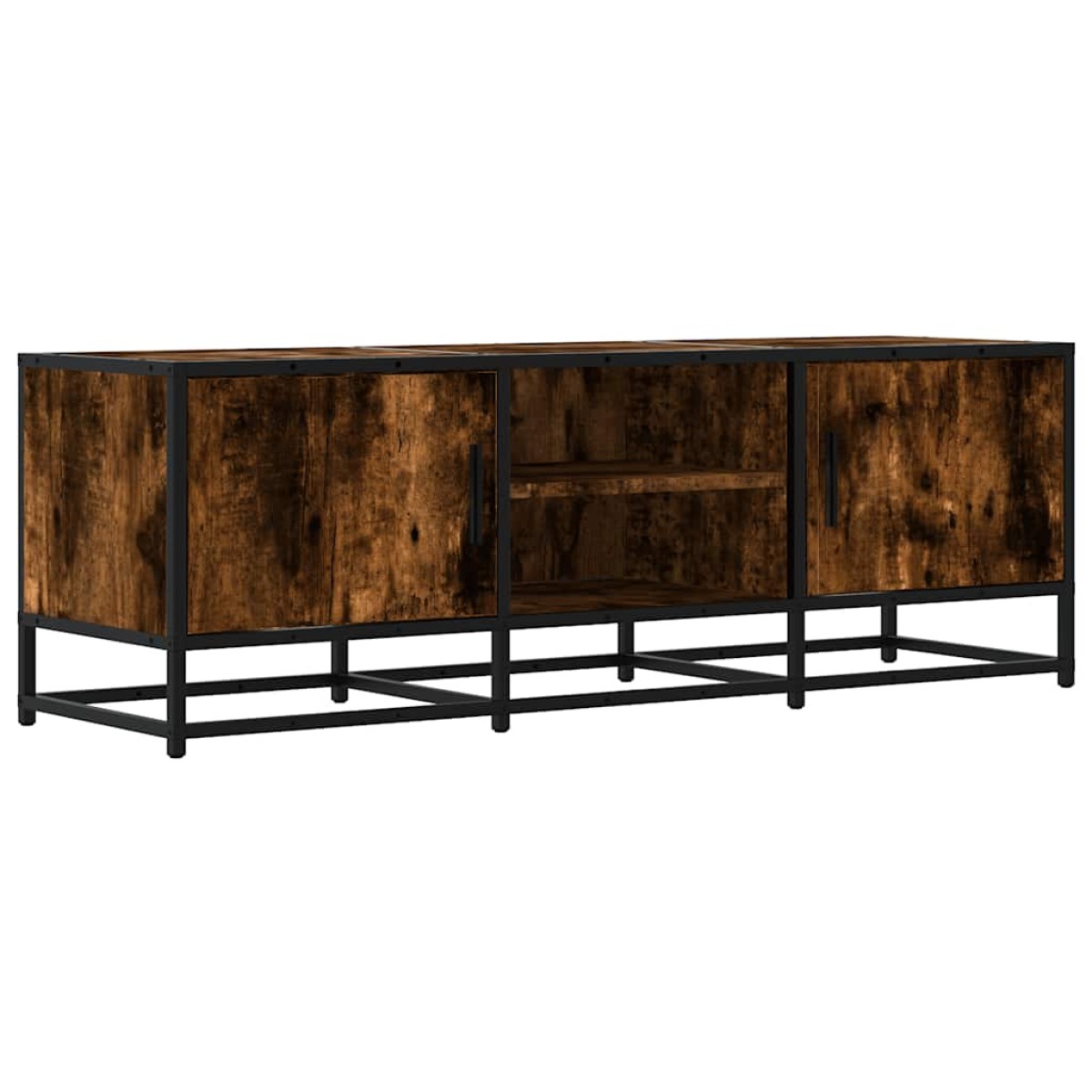 ντουλάπι τηλεόρασης vidaXL Καπνιστή δρυς 120x35x41 cm