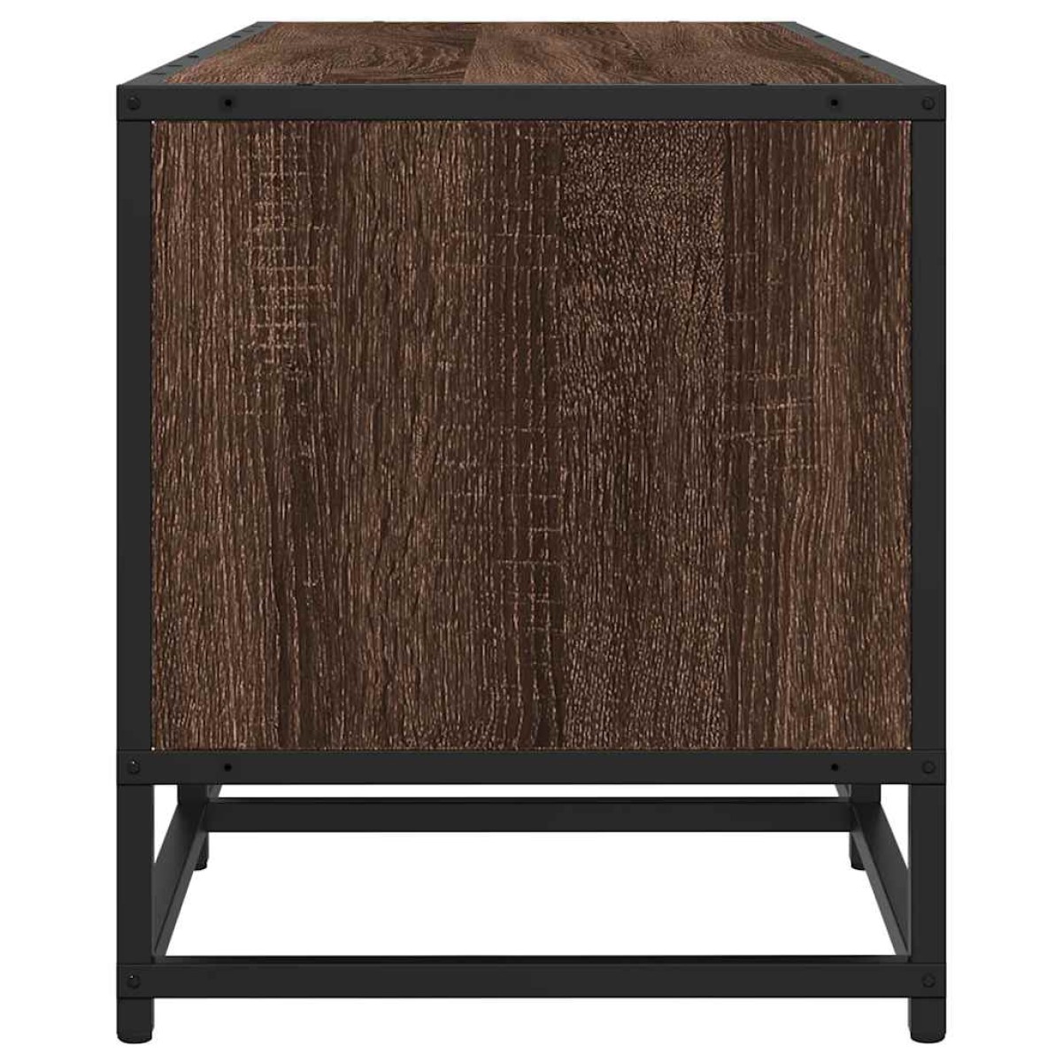vidaXL Έπιπλο Τηλεόρασης Καφέ Δρυς 120x35x41 εκ Επεξ. Ξύλο/Μέταλλο