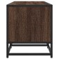vidaXL Έπιπλο Τηλεόρασης Καφέ Δρυς 120x35x41 εκ Επεξ. Ξύλο/Μέταλλο