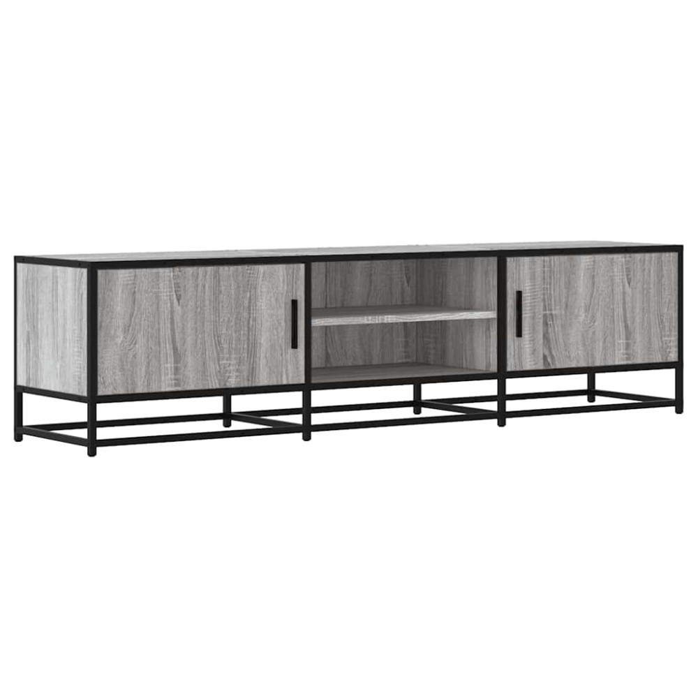 vidaXL Έπιπλο Τηλεόρασης Γκρι Sonoma 160x35x41 εκ. Επεξ. Ξύλο