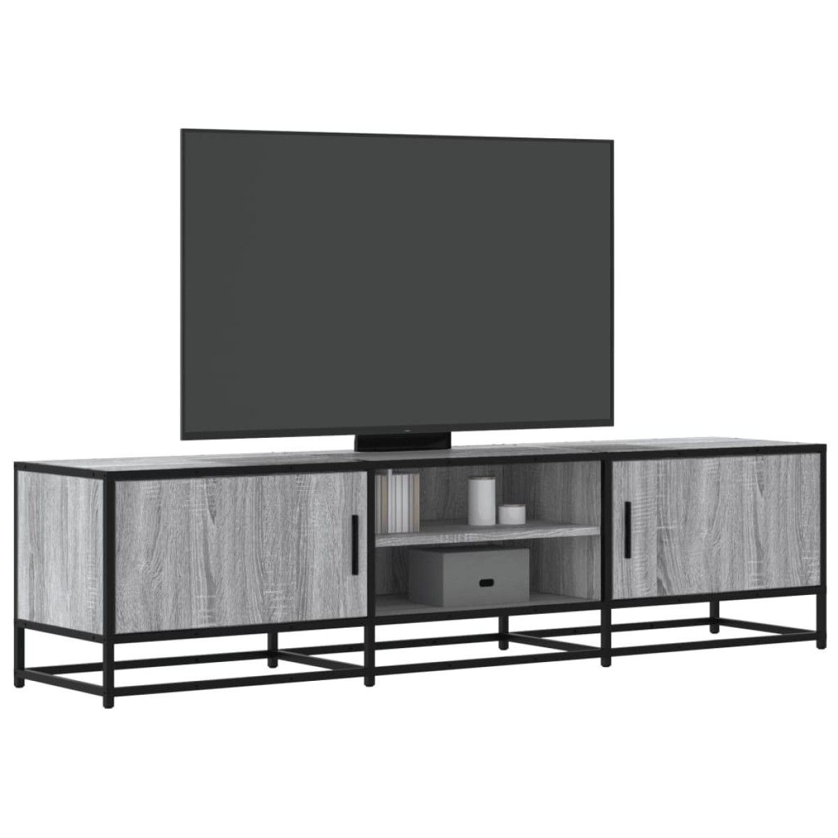 vidaXL Έπιπλο Τηλεόρασης Γκρι Sonoma 160x35x41 εκ. Επεξ. Ξύλο