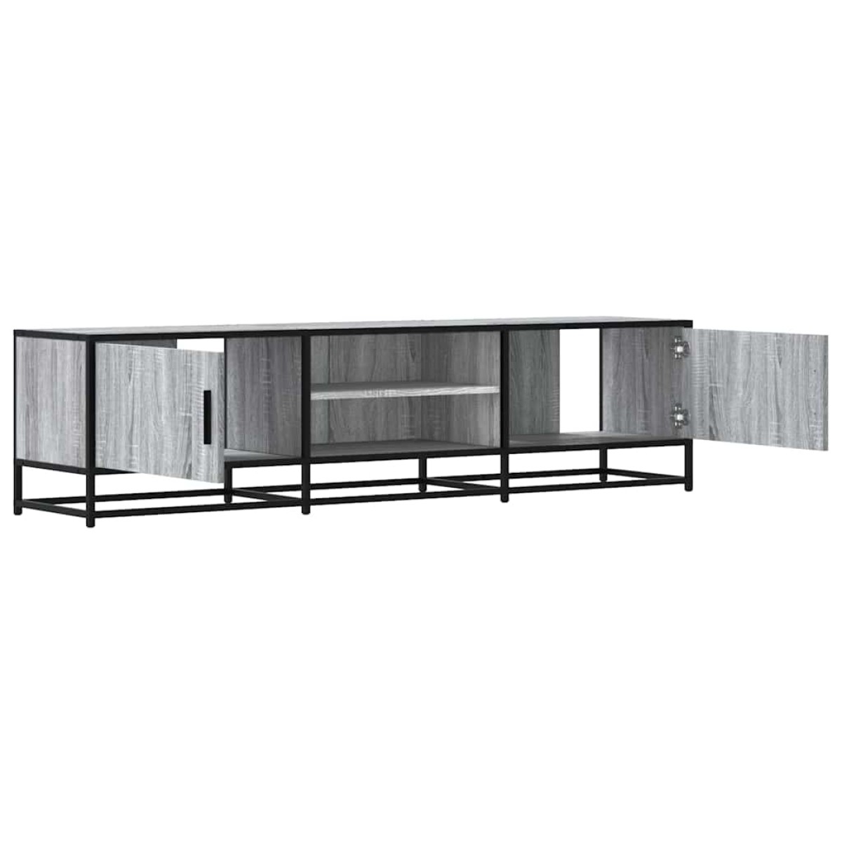 vidaXL Έπιπλο Τηλεόρασης Γκρι Sonoma 160x35x41 εκ. Επεξ. Ξύλο