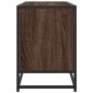 vidaXL Έπιπλο Τηλεόρασης Καφέ Δρυς 150x35x41 εκ Επεξ. Ξύλο/Μέταλλο