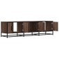vidaXL Έπιπλο Τηλεόρασης Καφέ Δρυς 150x35x41 εκ Επεξ. Ξύλο/Μέταλλο